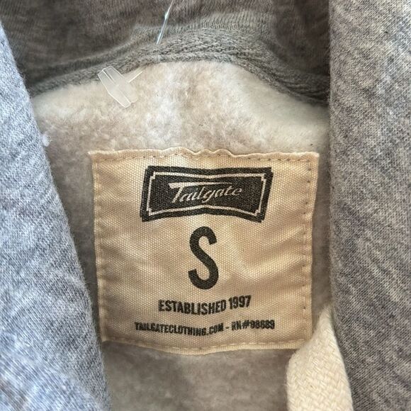 Tailgate Iowa Hawkeyes Gray camouflage Pullover hoodie Sweatshirt ANF small - Picture 8 of 11